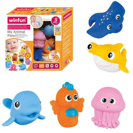 Winfun - Splash 'N Squirt Ocean Pals - 5pcs - Marah Kids