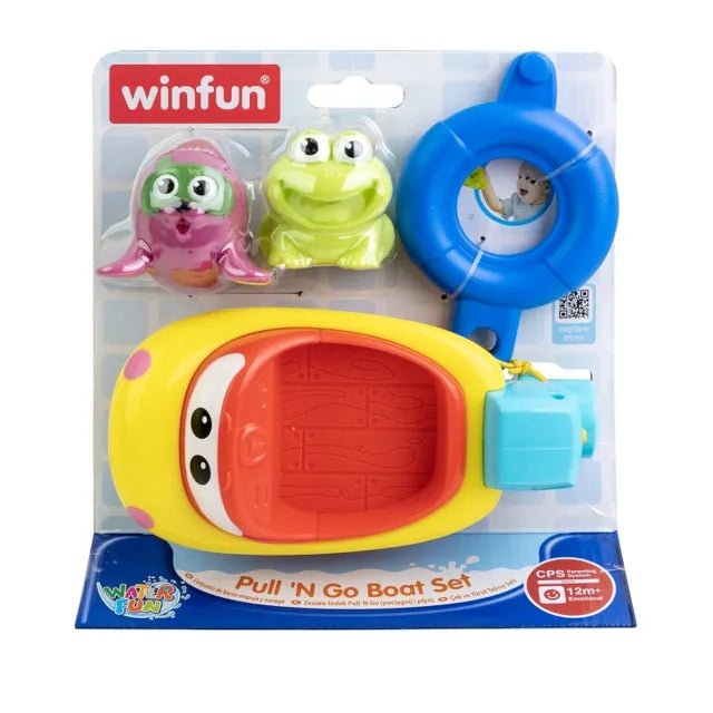 Winfun - Pull 'N Go Boat Set - Marah Kids