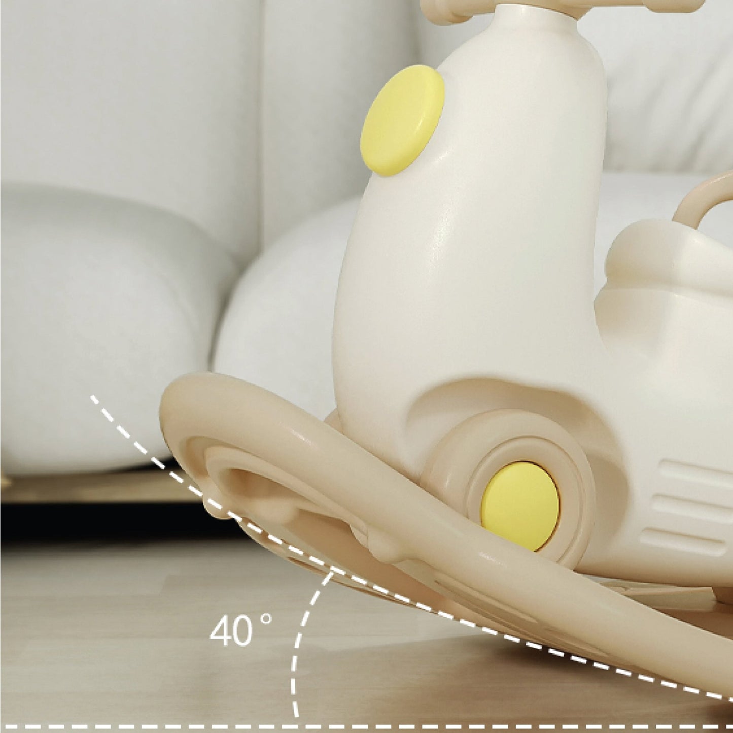 2 - in - 1 Trampoline Rocking Horse - Marah Kids
