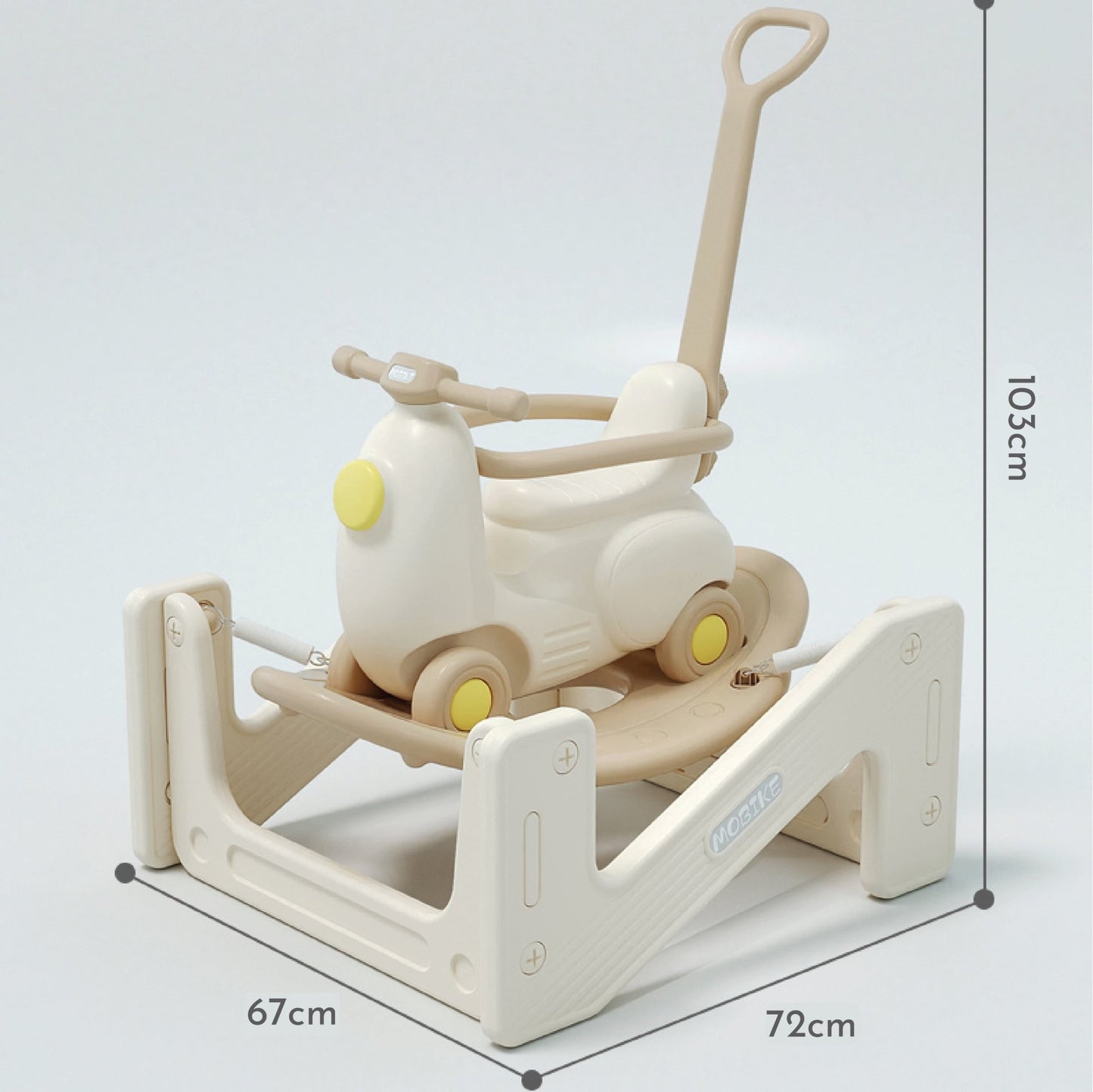 2 - in - 1 Trampoline Rocking Horse - Marah Kids