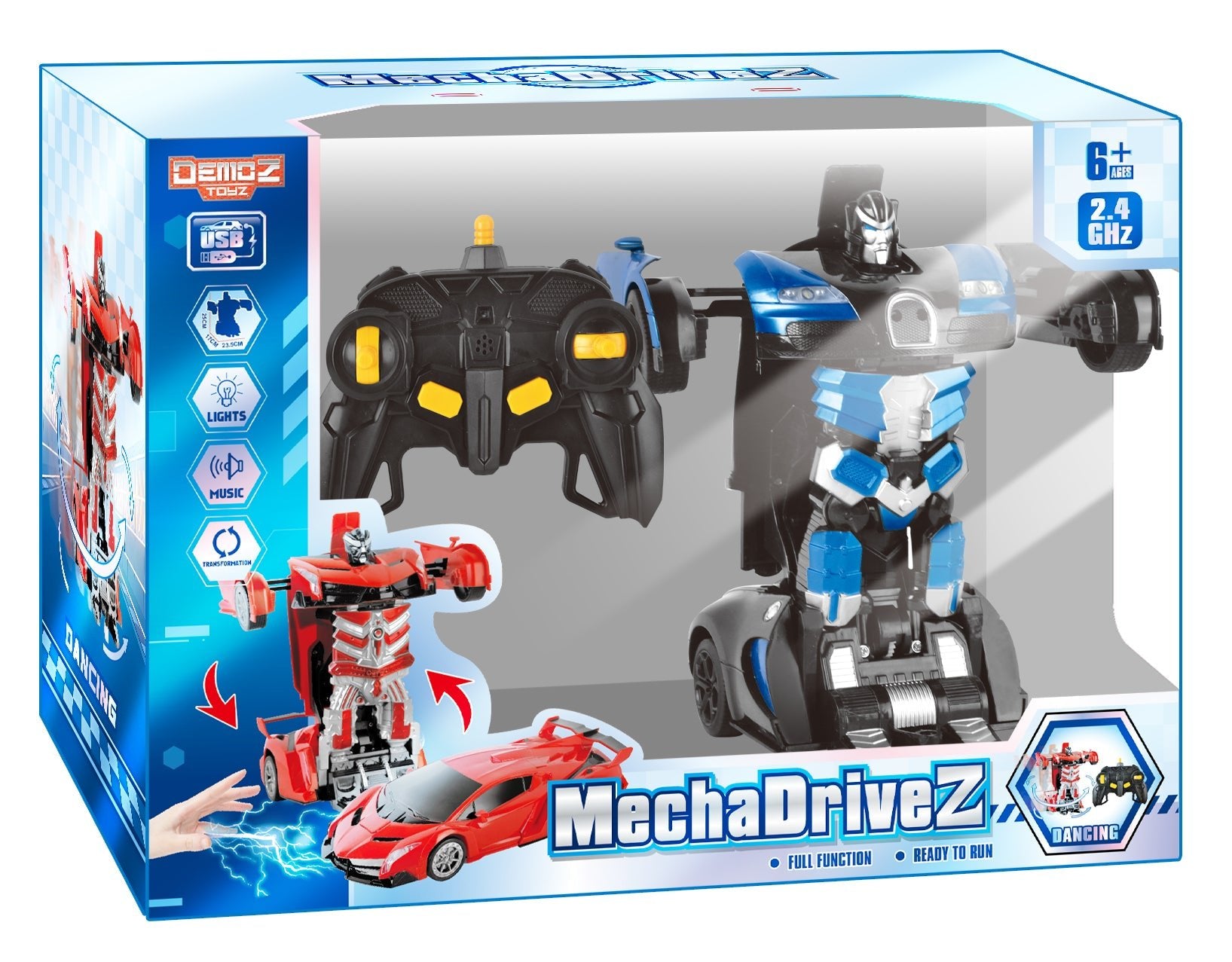 Power Joy - Demoz Rc Mechadrivez 114 2.4G L&S Bpc - Marah Kids