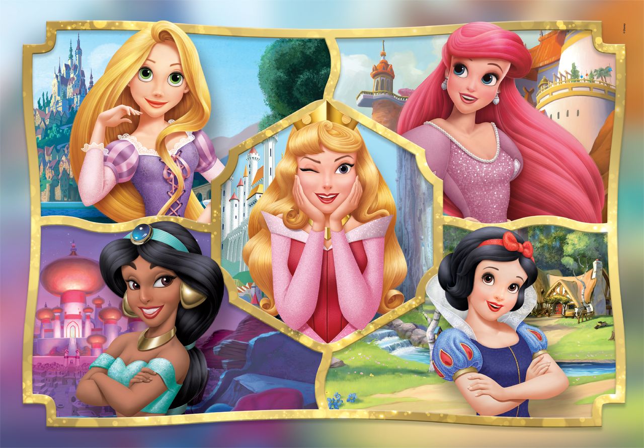 Clementoni Puzzle Disney Princess 2 Charmed 104-pieces