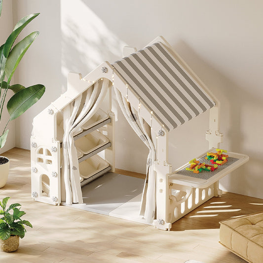 Kids Tent House w/ Storage & Table - Marah Kids