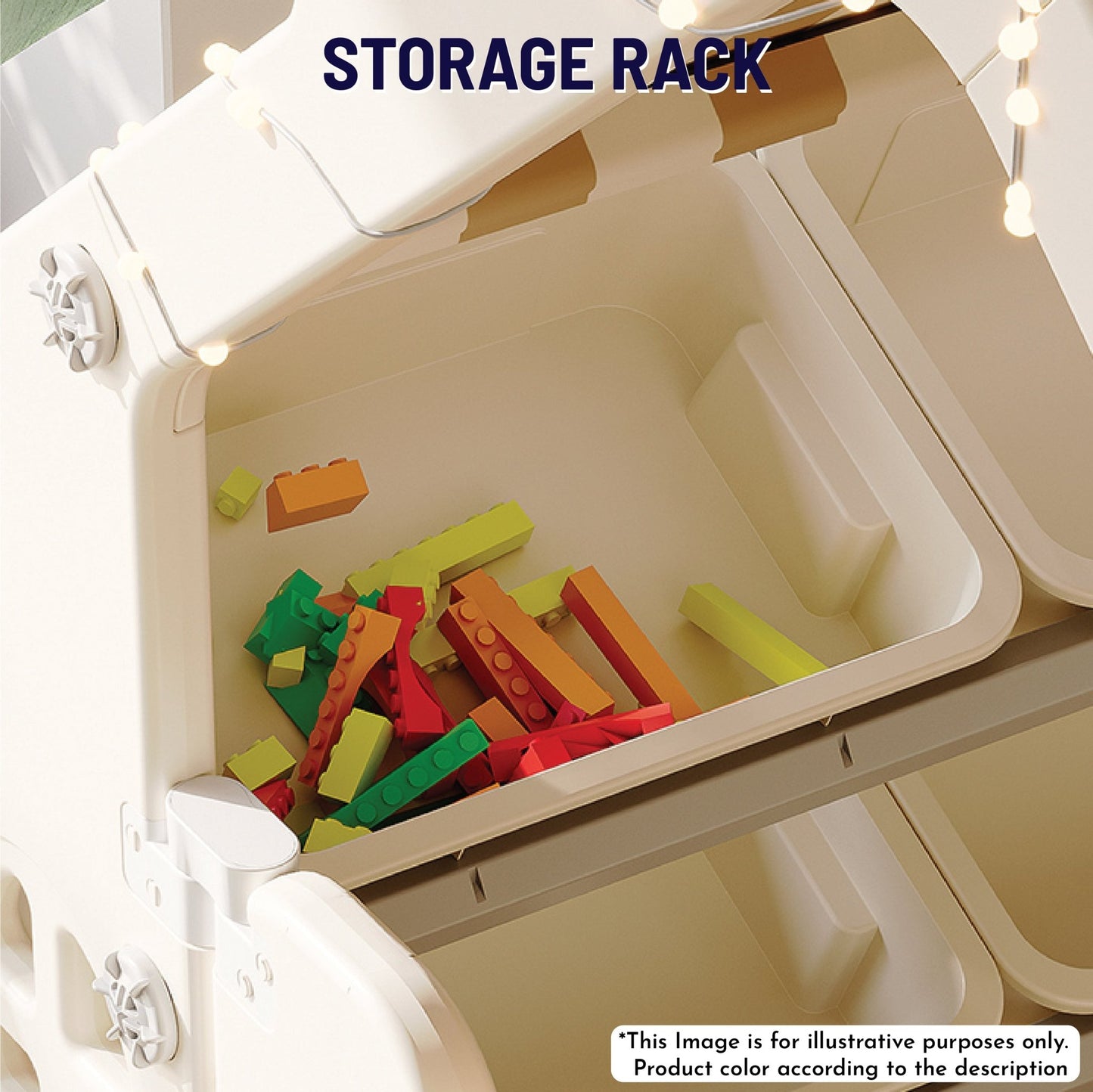 Kids Tent House w/ Storage & Table - Marah Kids