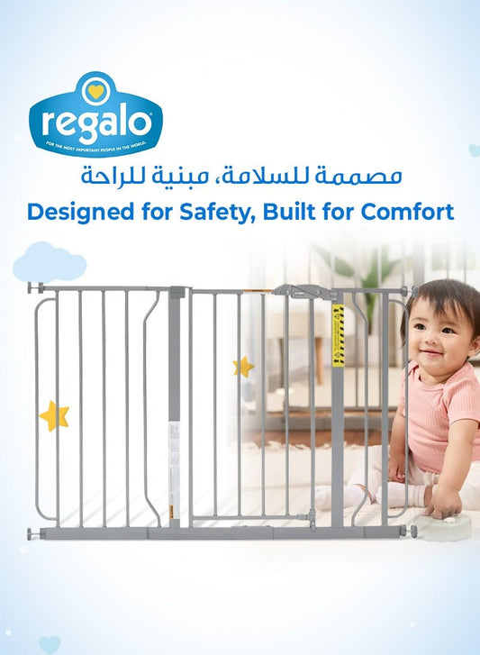 Regalo - Easy Step Extra Wide Baby Safety Gate - Marah Kids