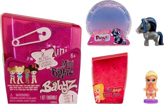Bratz - Miniverse Mini Bratz Babyz Collectible Figures - Two Mini Bratz Babyz Pack of 1 (Multicolour) | Passion for Fashion are miniaturized in an all - new collection of Mini Bratz - Marah Kids