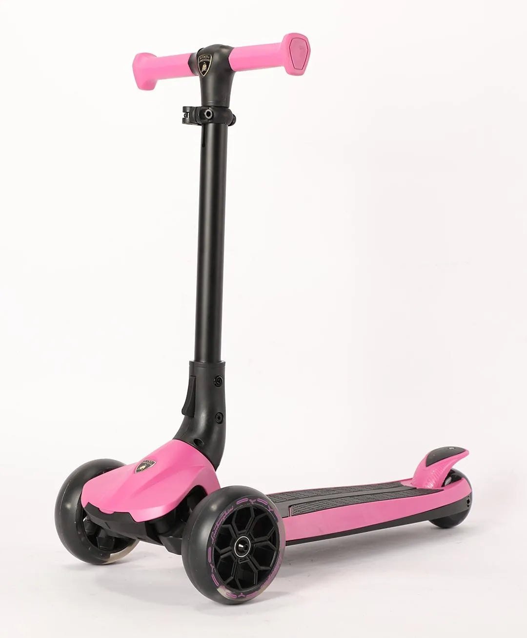 Lamborghini 3 - Wheel Kids Scooter with Adjustable Height - Pink - Marah Kids