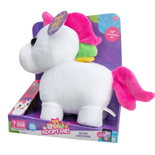 Adoptme Plush Neon Unicorn 12Inch B/O - Marah Kids