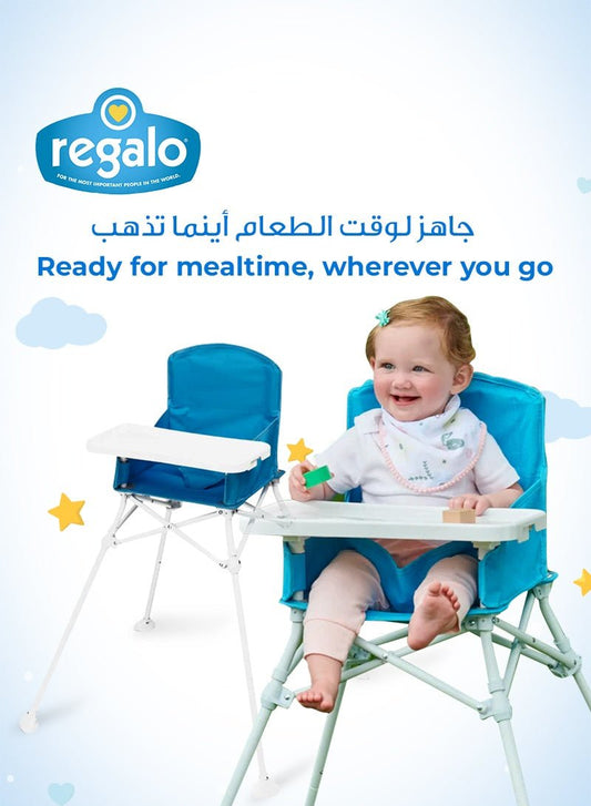 Regalo - My Portable High Chair with Tray - Marah Kids