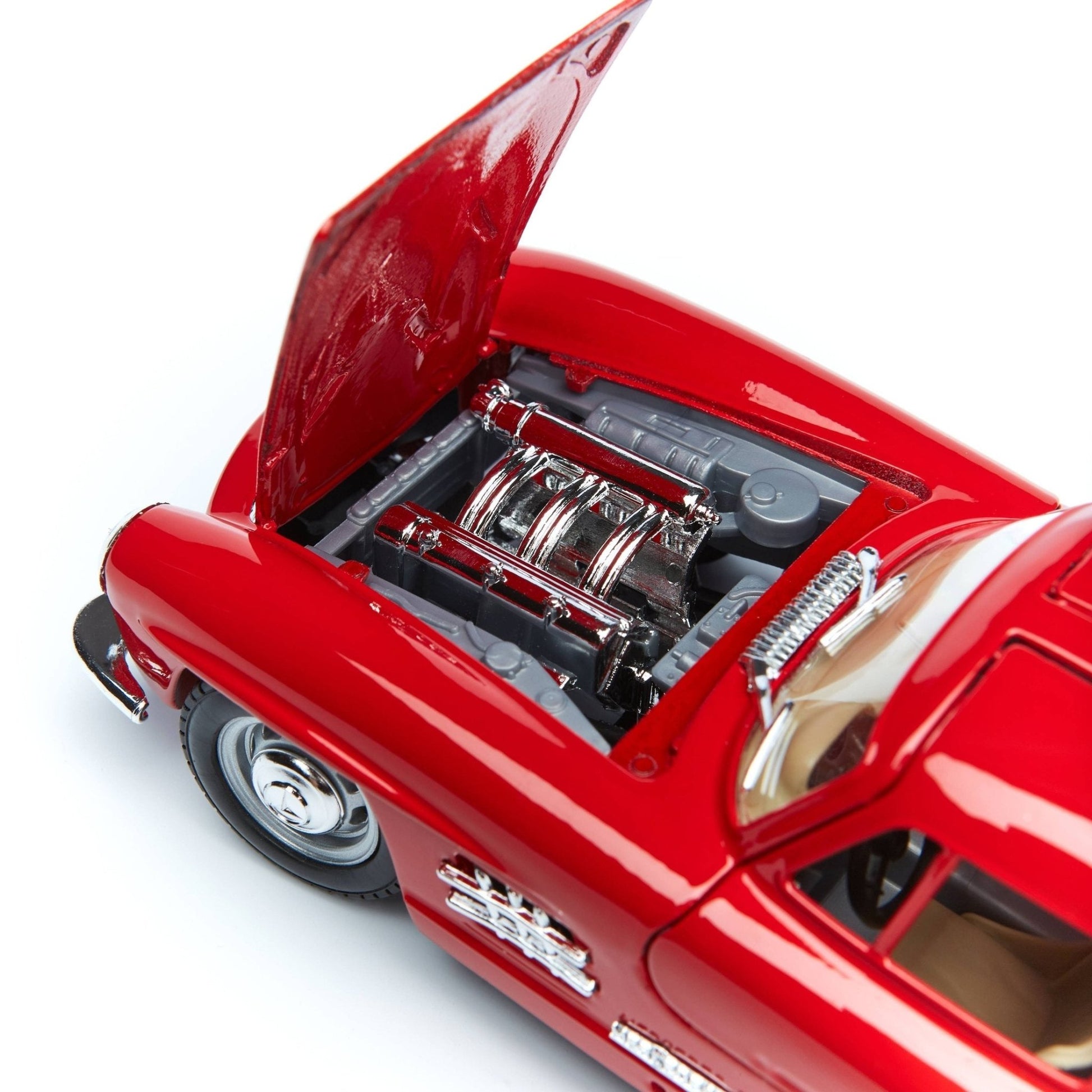 Bburago 1:24 Scale Mercedes - Benz 300SL (1954) – Red - Marah Kids