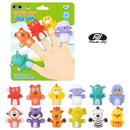 Power Joy Fidget Toy Finger Puppet 5 pieces - Marah Kids