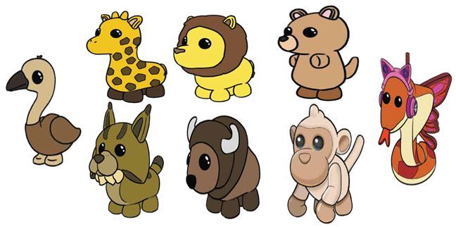 Adopt Me! Pets 2 - Inch Figure Multipack of 6 - Marah Kids