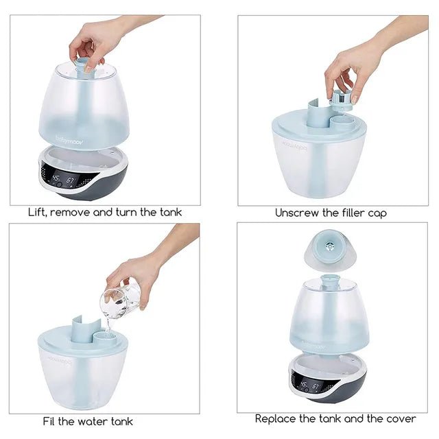 Babymoov Humidifier Hygro+ | 2 - in - 1 Silent Humidifier & Diffuser - Marah Kids