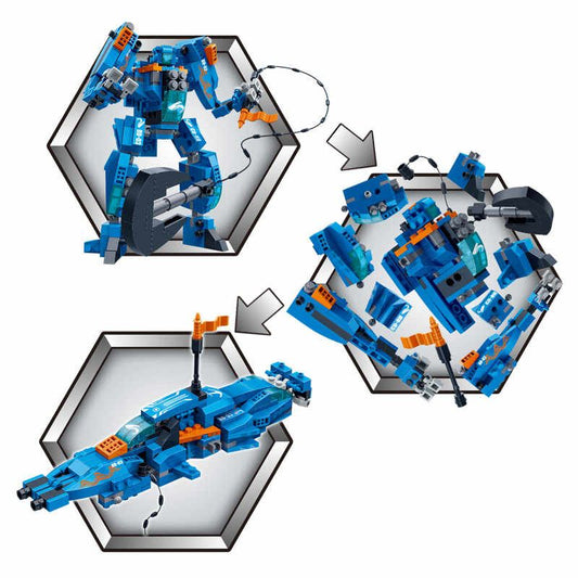 Banbao 2 IN 1 Mech II Building Blocks Robot Set 255 Pieces - Marah Kids