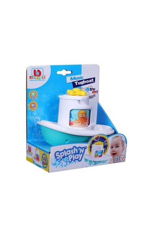 TBB Junior Splash 'N Play Music Tugboat Bath Toy - Marah Kids