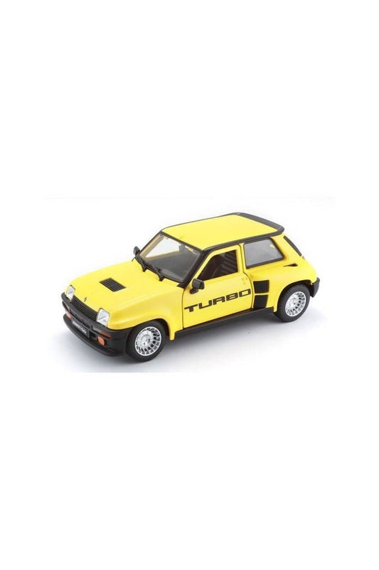 Bburago 1:24 Scale Renault 5 Turbo – Yellow - Marah Kids