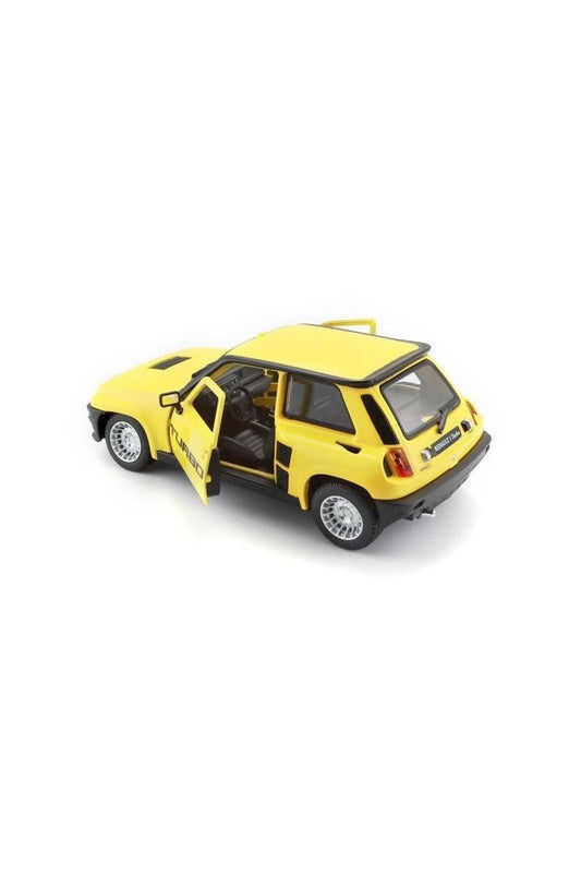 Bburago 1:24 Scale Renault 5 Turbo – Yellow - Marah Kids
