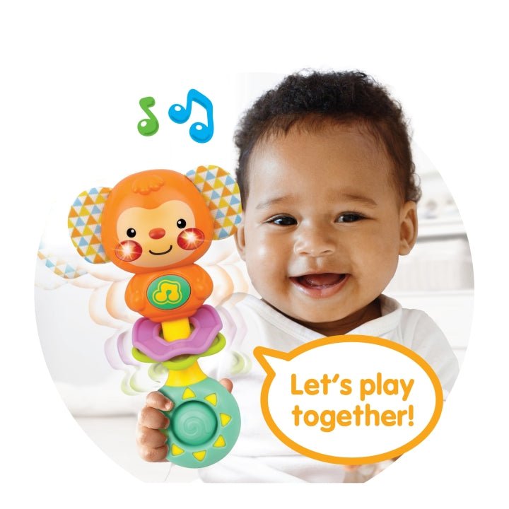 Winfun - Chime & Teething Lil' Monkey - Marah Kids