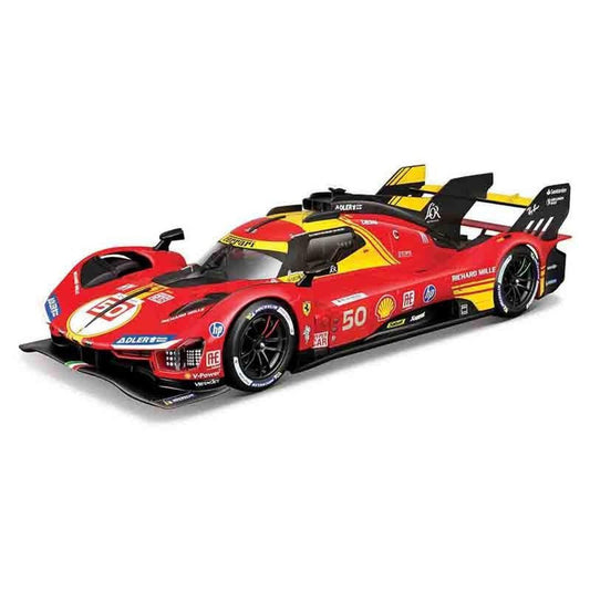 Bburago 1:18 Ferrari Racing - 499P (24H Le Mans Champion 2024) (Deluxe Version) - Marah Kids