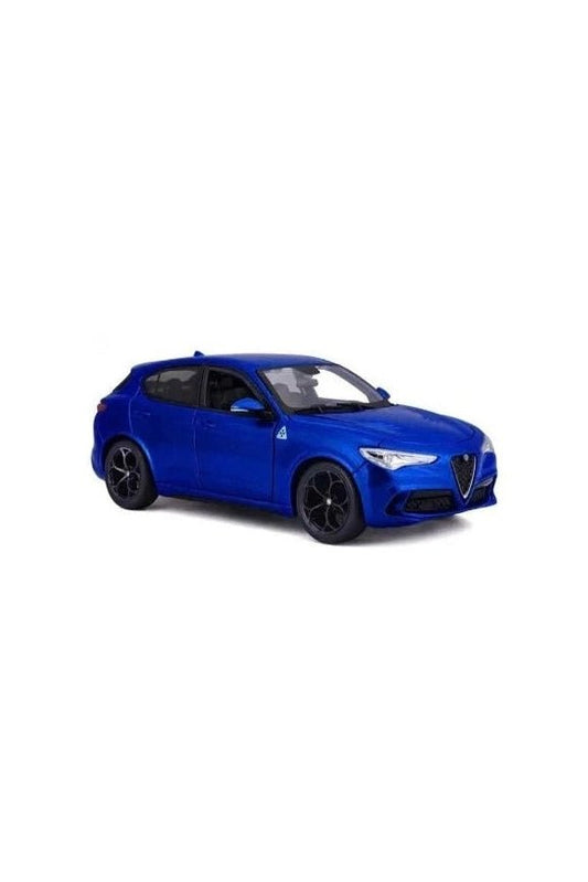 Bburago Alfa Romeo Stelvio Blue 1:24 Diecast Model Car - Marah Kids