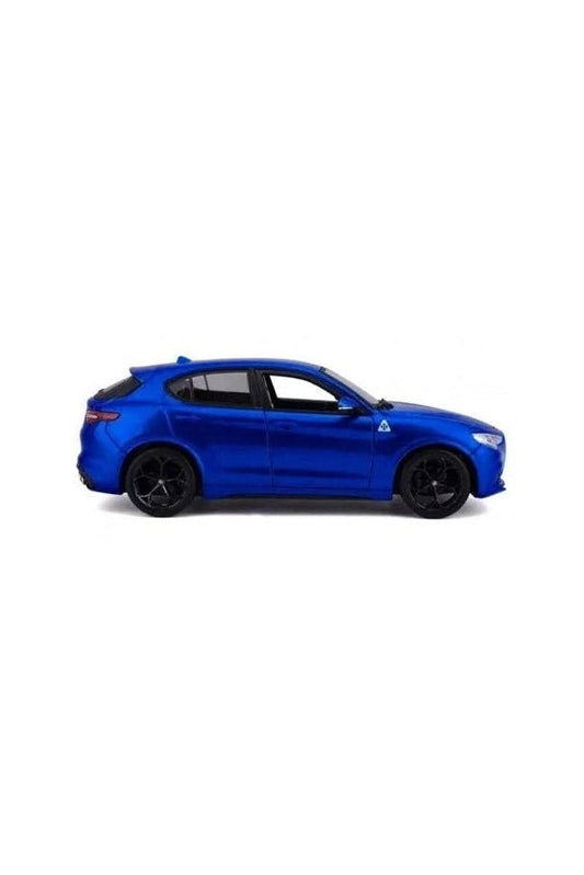 Bburago Alfa Romeo Stelvio Blue 1:24 Diecast Model Car - Marah Kids