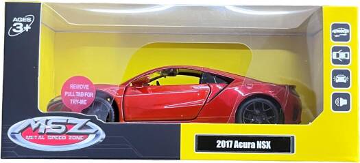 D - power MSZ – Acura NSX - Red | Die - Cast Replica, Ultimate Collector's Item, Super Cars | Toy Vehicles, Metal Toy Car Model - Pull Back Collection | Size - 1:32, For Kids 3+ - Marah Kids