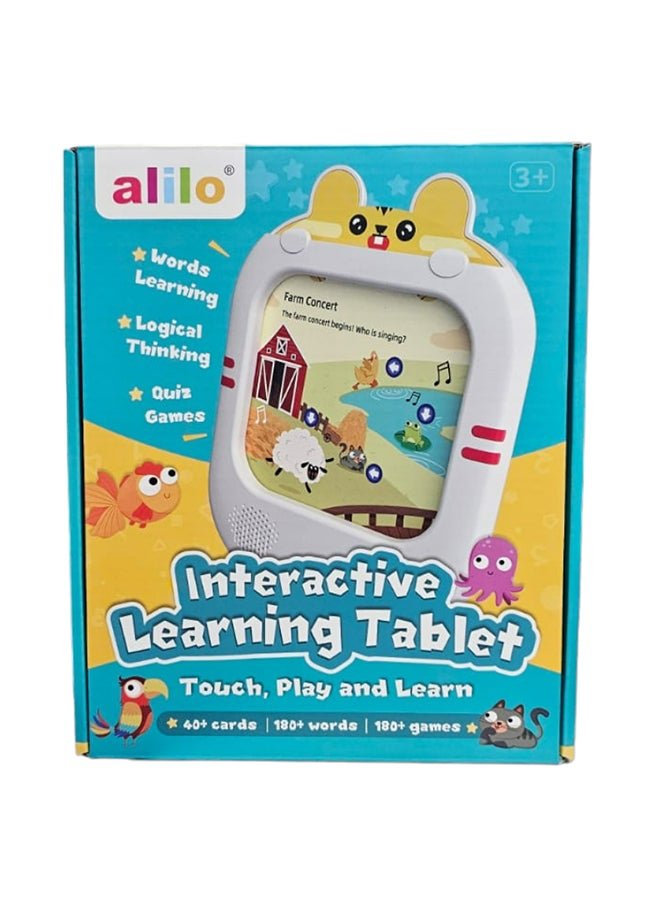 Alilo - Logical Thinking Learning Tablet, Q1 | 10 Educational Games for Kids - ABCs, Numbers, Spelling, Safe & Fun, Early Development | 3+ - Marah Kids
