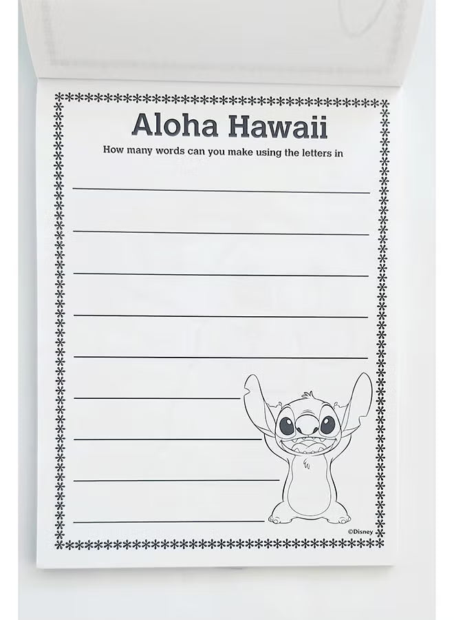 DISNEY STITCH ACTIVITY FUN PAD WITH STACKABLE CRAYON