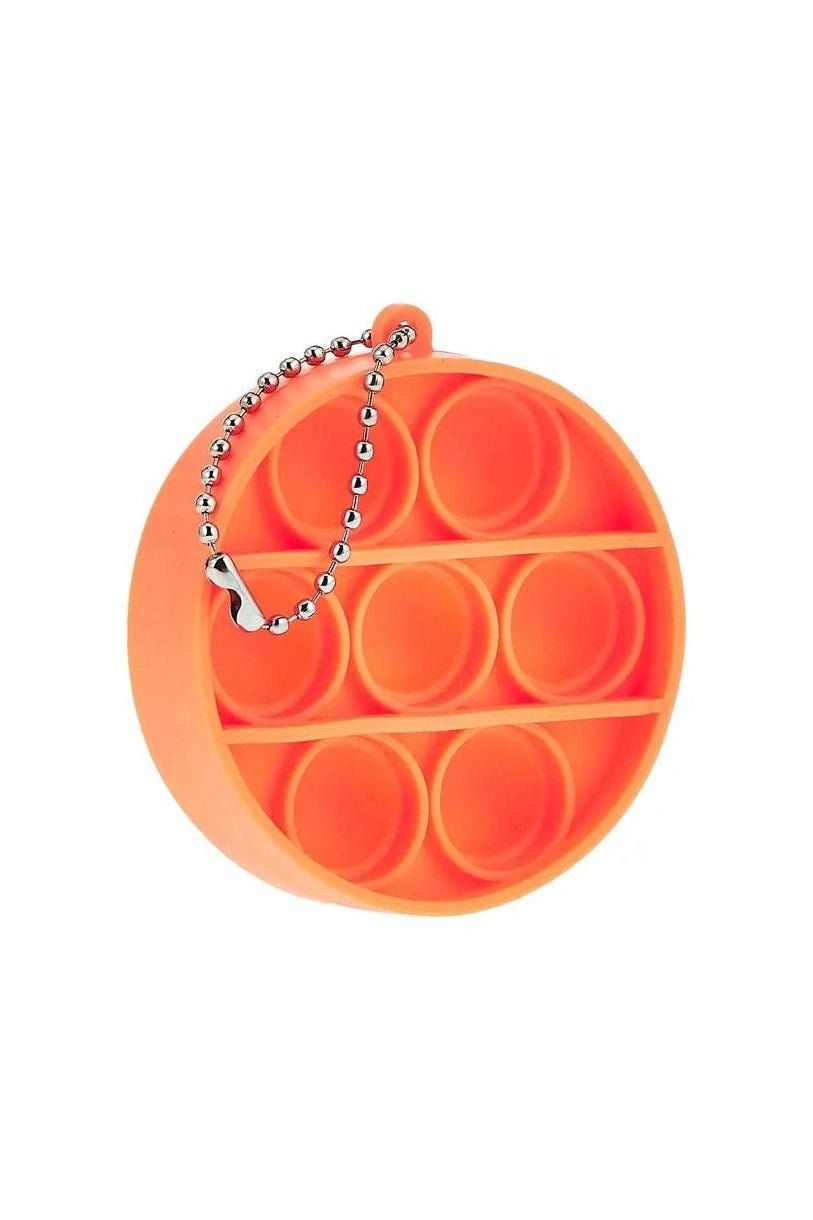 Round Fidget Popper Keychain (Camouflage) - Marah Kids