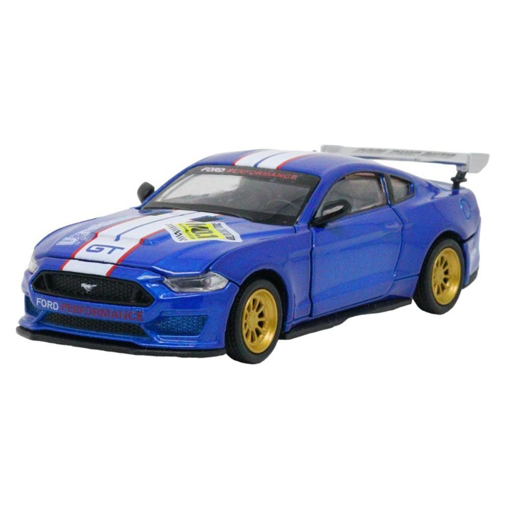 D - power MSZ – Ford Mustang GT DIY - Blue | Die - Cast Replica, Ultimate Collector's Item, Muscle Cars | Toy Car, Make Your Own Race Car - DIY Collection | Size - 1:42, For Kids 3+ - Marah Kids