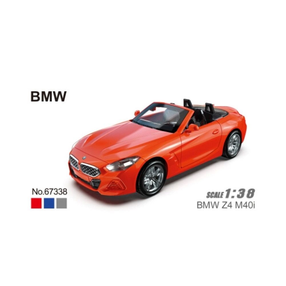 D - power MSZ – BMW Z4 M40i - Red | Die - Cast Replica, Ultimate Collector's Item, Race Cars | Toy Vehicles, Metal Toy Car Model - Pull Back Collection | Size - 1:32, For Kids 3+ - Marah Kids