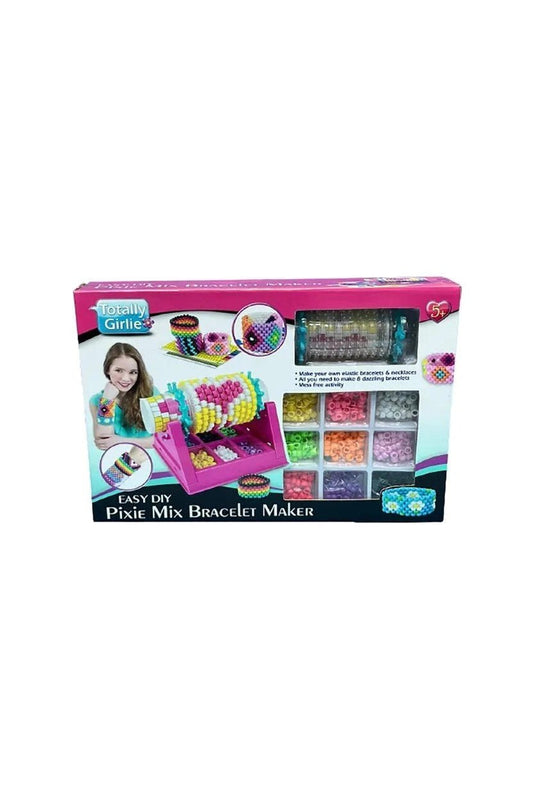 Totally Girlie - Easy Pixie Mix Bracelet Maker DIY Crafts Kit - Marah Kids