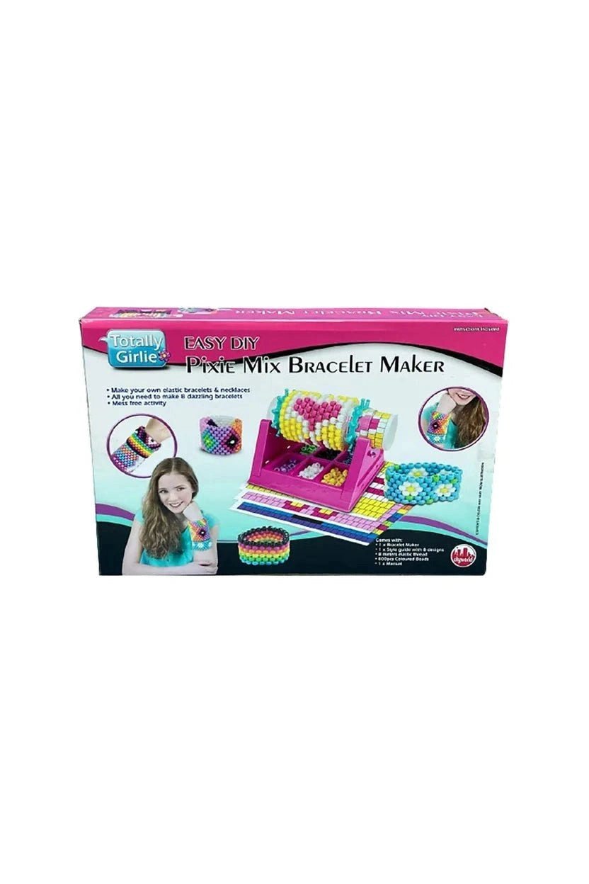 Totally Girlie - Easy Pixie Mix Bracelet Maker DIY Crafts Kit - Marah Kids