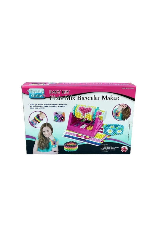Totally Girlie - Easy Pixie Mix Bracelet Maker DIY Crafts Kit - Marah Kids