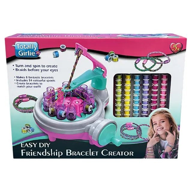 Totally Girlie - Easy Friendship Bracelet Creator DIY Crafts Kit - Marah Kids