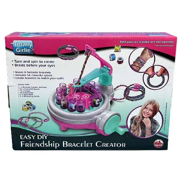 Totally Girlie - Easy Friendship Bracelet Creator DIY Crafts Kit - Marah Kids