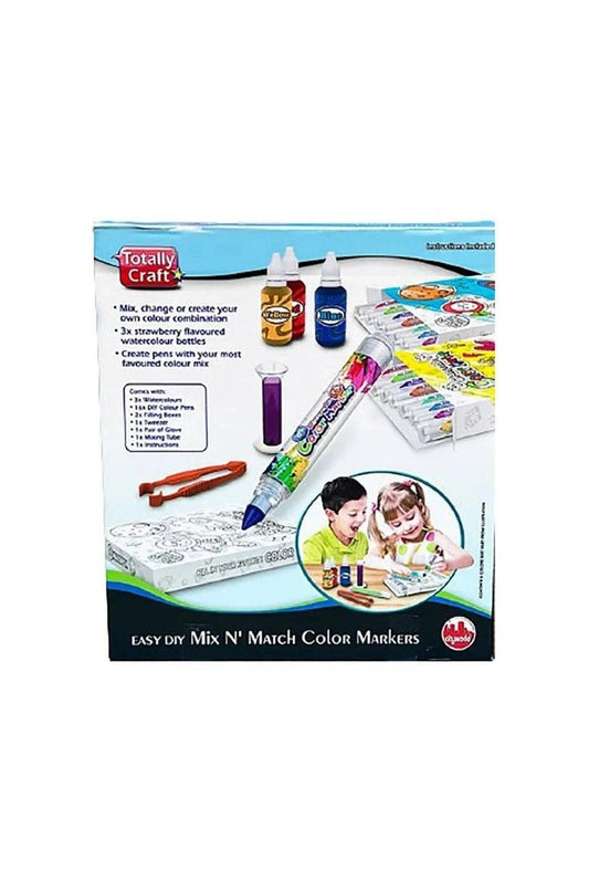 Totally Craft - Easy Mix N' Match Colour Markers DIY Crafts Kit - Marah Kids