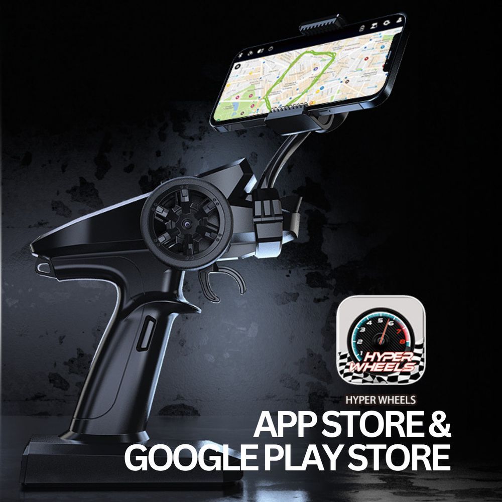 MJX – RC Hobby Grade GPS Truck | High Speed 38km/h, 2.4Ghz Remote Control | 1:16 Scale Radio Controlled Off - roader w Bluetooth & App | RTR, All Terrain - Purple - Marah Kids