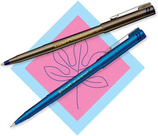 Luxor - Executive Set | Smooth Ink Flow pens and markers | | Assorted Ink | Quick Dry, Waterproof Ink for Smooth Writing Experience | Assorted Ink, Pack Of 12 - Marah Kids