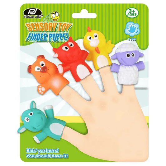 Power Joy Fidget Toy Finger Puppet 5 pieces - Marah Kids