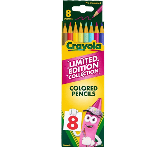 Crayola Limited Edition Colors Colored Pencils, 8 Count, Retired Colors - Marah Kids