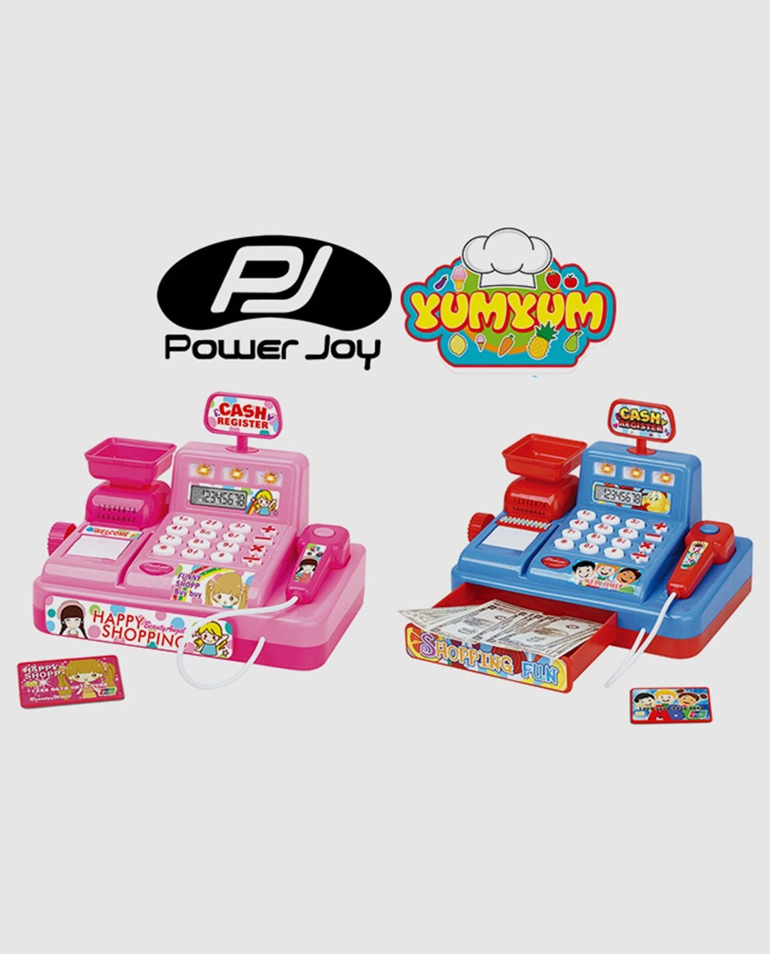 Power Joy Yumyum Cash Register extra small Battery Operated - Marah Kids
