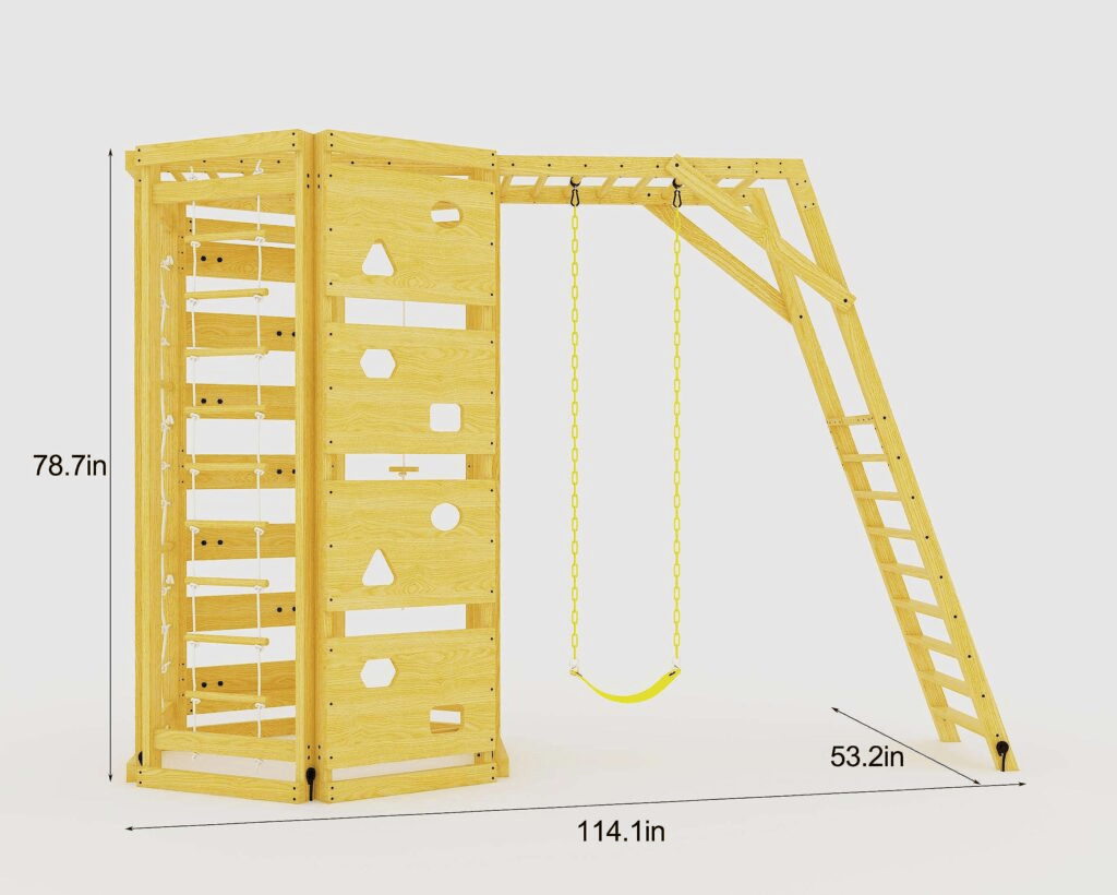 Wood Kraft Kids – 9-in-1 Outdoor Monkey Bars - product image 3