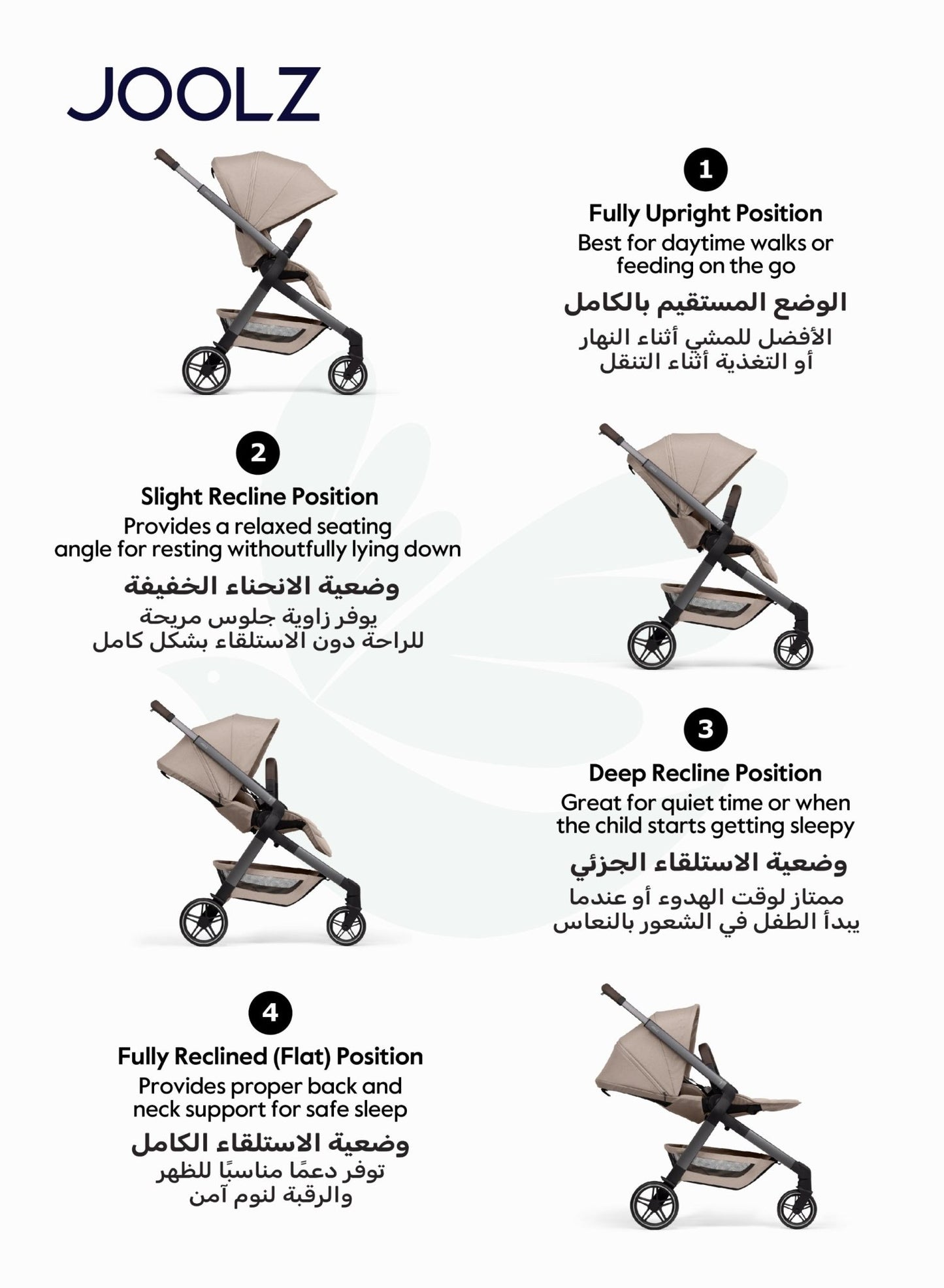 Hub² Compact Stroller Lightweight One - Hand Fold Reversible Seat – Sandy Taupe - Marah Kids