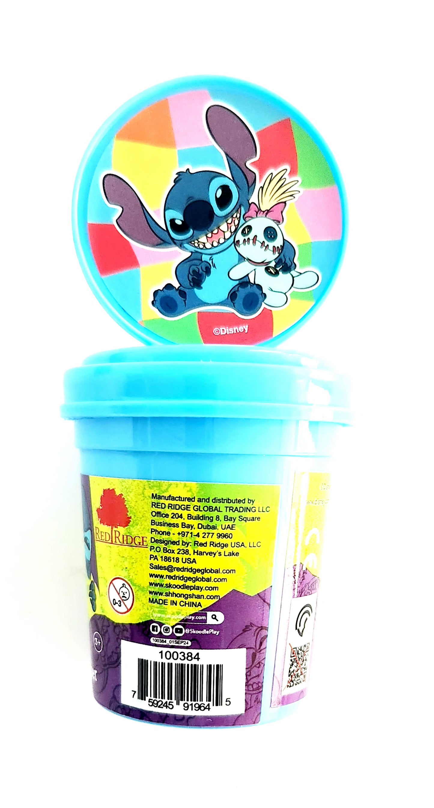 Disney Stitch 3Oz Dough With Figure Stamper
