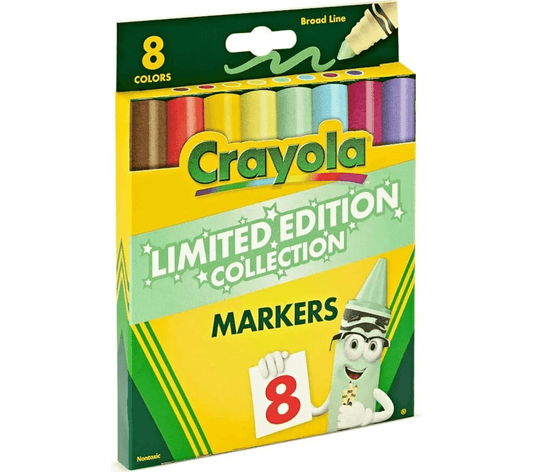 Crayola Limited Edition Colors Broad Line Markers, Assorted 8 Colors - Marah Kids