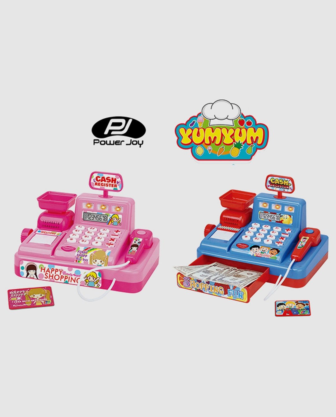 Power Joy Yumyum Cash Register extra small Battery Operated - Marah Kids