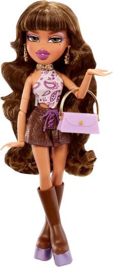 Bratz Alwayz Yasmin Fashion Doll with 10 Accessories - Multicolour | Stylish box design, great for display or gifting | Collectible Packaging | Ages 6 + up - Marah Kids