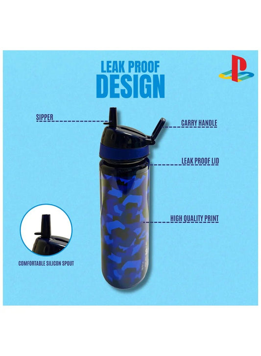 SONY PLASTATION PLAY IN CAMO WATER BOTTLE - Marah Kids