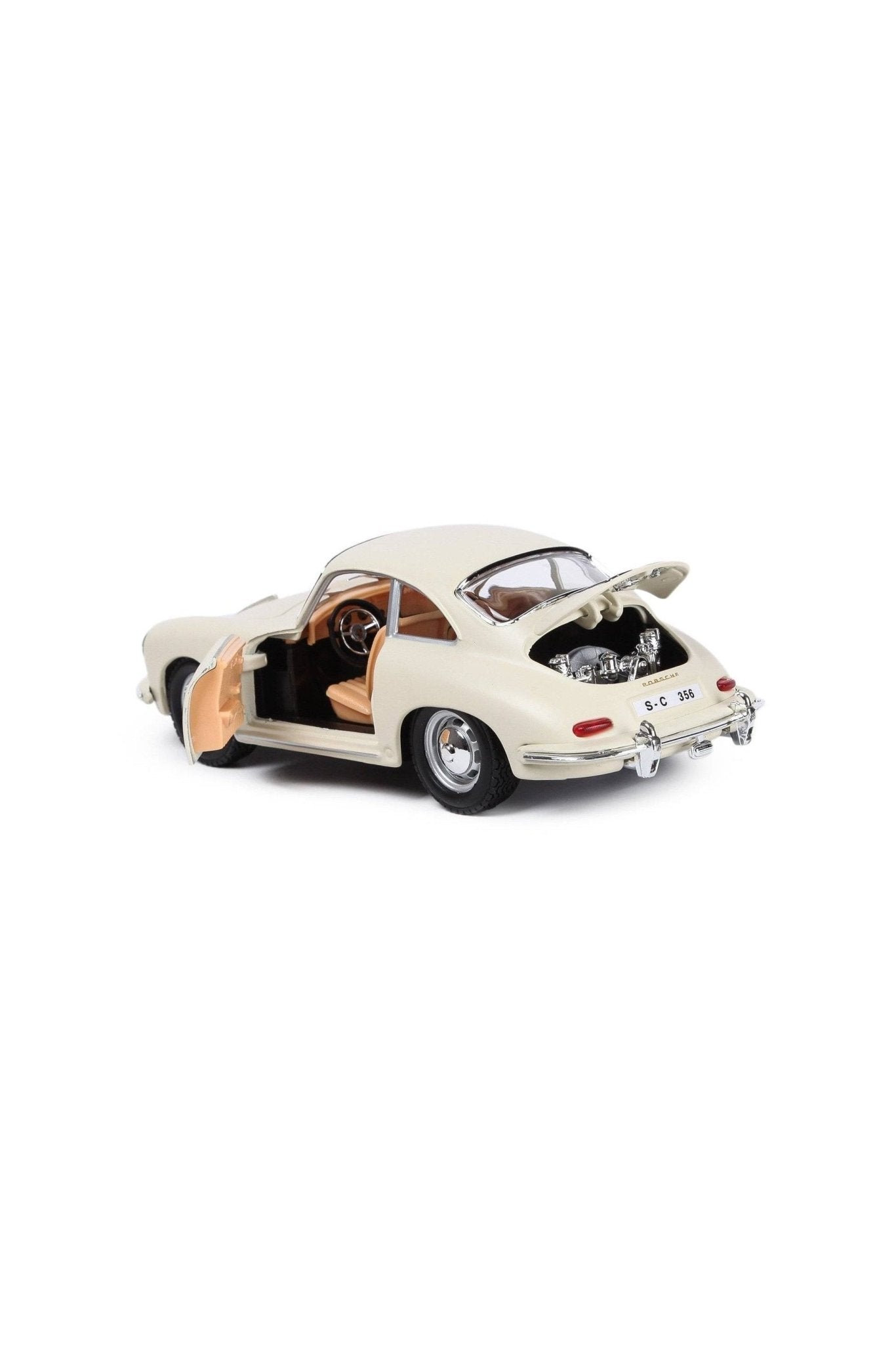 Bburago 1:24 Scale Porsche 356B Coupe (1961) – Ivory - Marah Kids